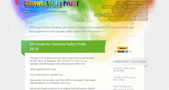 Desktop Screenshot of catawbavalleypride.org