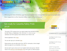Tablet Screenshot of catawbavalleypride.org